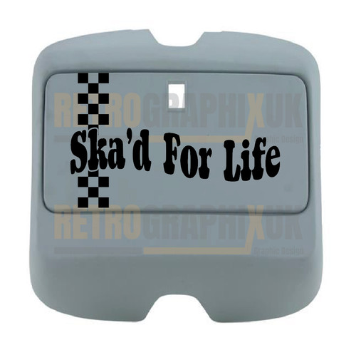 Trojan ska for life sticker - ska'd,