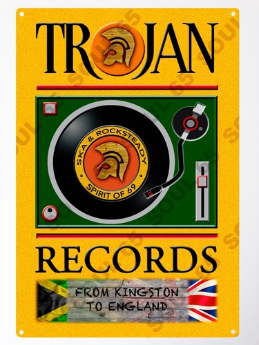 Ska reggae metal sign - reggae,