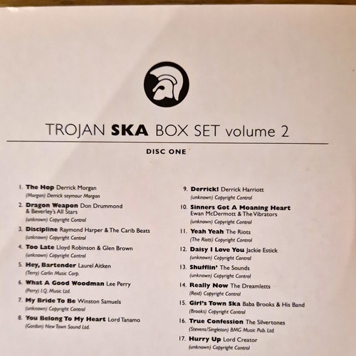 Trojan ska box set volume - box,