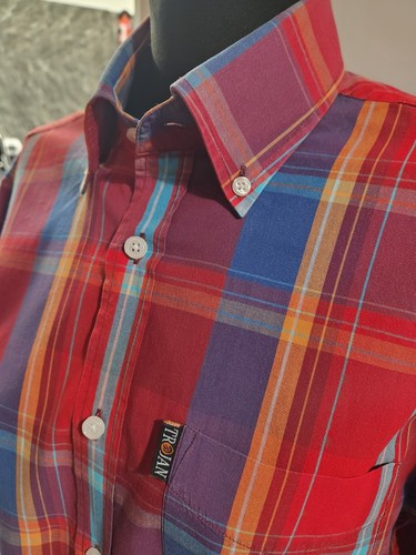 Trojan short sleeve checked - trojan,