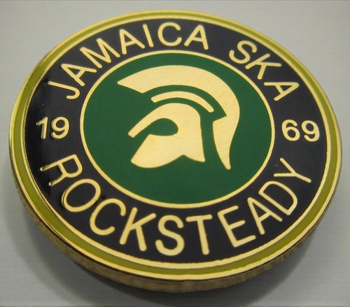 Ska reggae skinhead badge - ska,