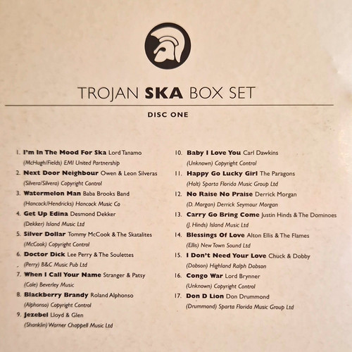 Trojan ska box - trojan, set