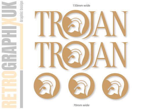 Trojan ska stickers rude - ska,